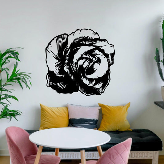 Bloomed Rose Wall Decal Sticker.  #OS_MB406