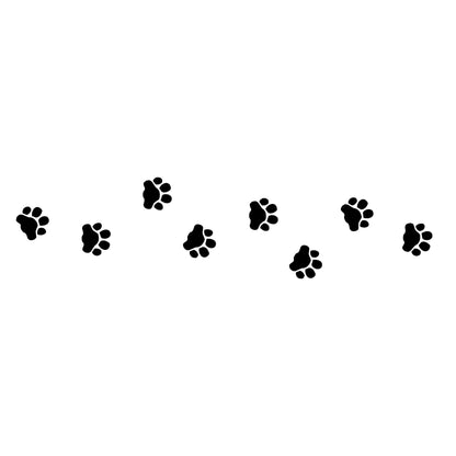 Dog Paw Wall Decal Sticker. Dog Paw Tracks. #OS_MB738