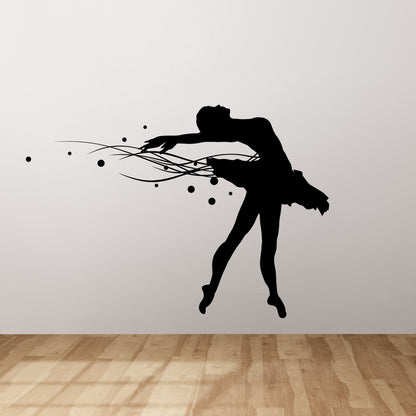 Ballerina Dancer Wall Decal Sticker. #OS_MG137