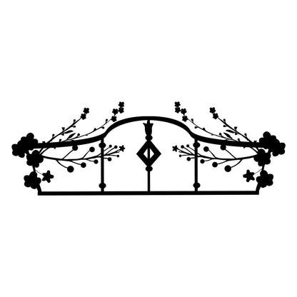 Bed Frame Vinyl Wall Decal Sticker. #OS_MG155