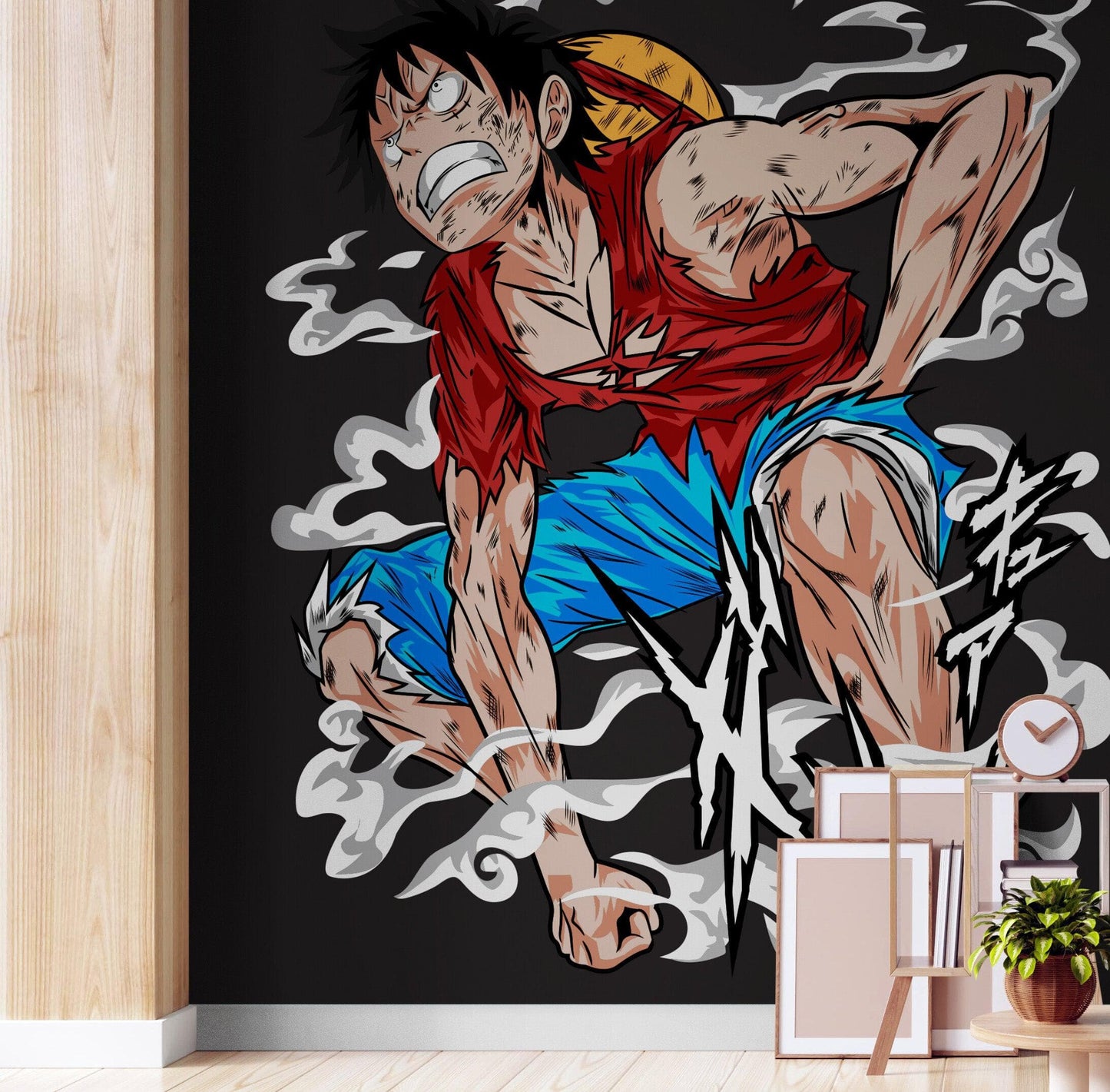 Straw Hat Pirate Anime Wall Mural Wallpaper. #A1004