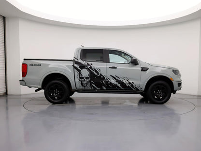 Skull Mud Splash Truck Graphic Decal. #6812