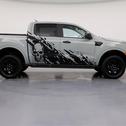 Skull Mud Splash Truck Graphic Decal. #6812