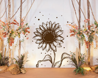 Sunflower, Daisy Wall Decal Sticker. #1067