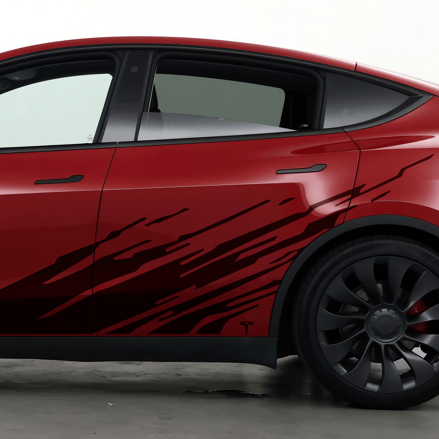 Tesla Graphic Decal. Digital Splash Design. #6793