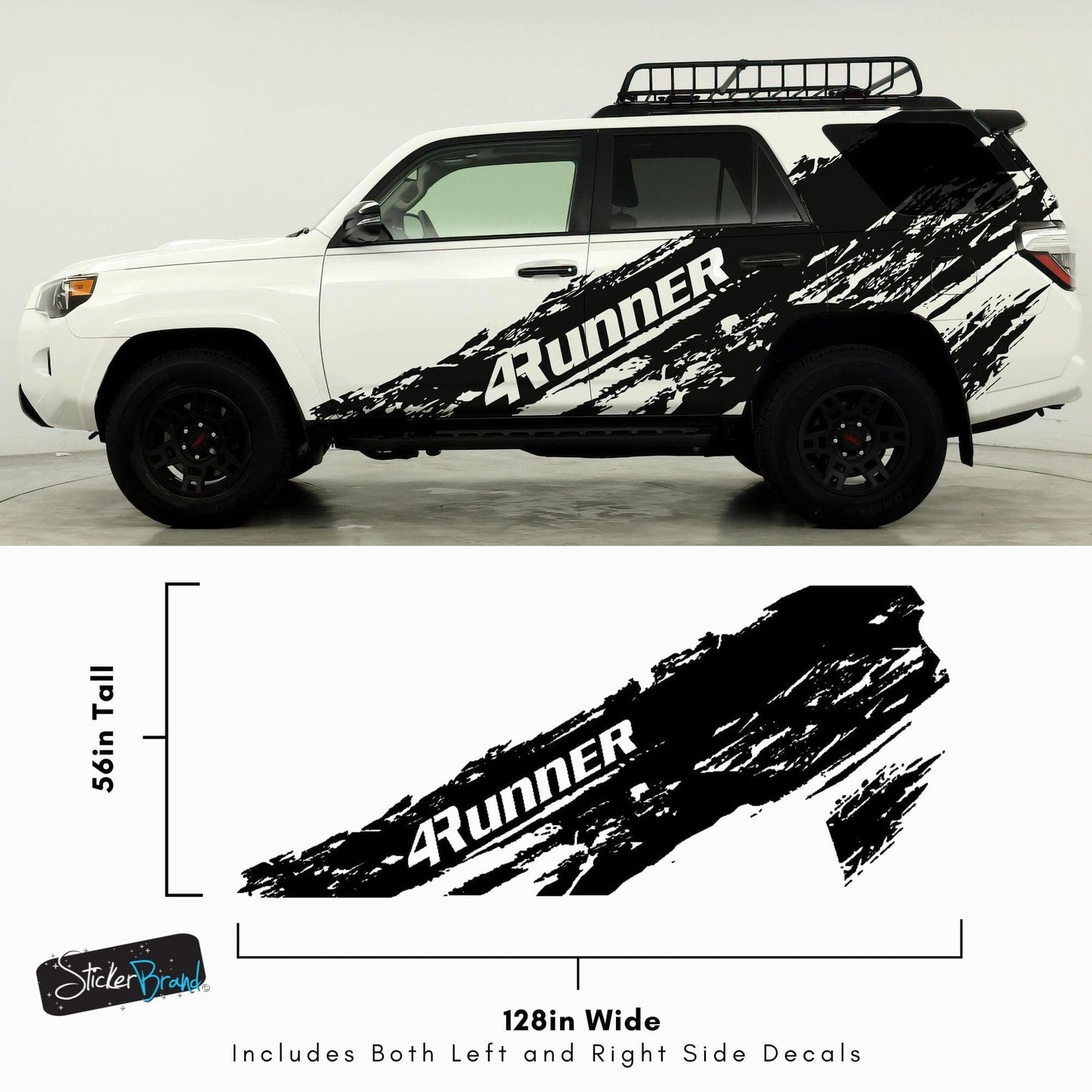 4Runner Mud Splash Graphic Decal. #6821