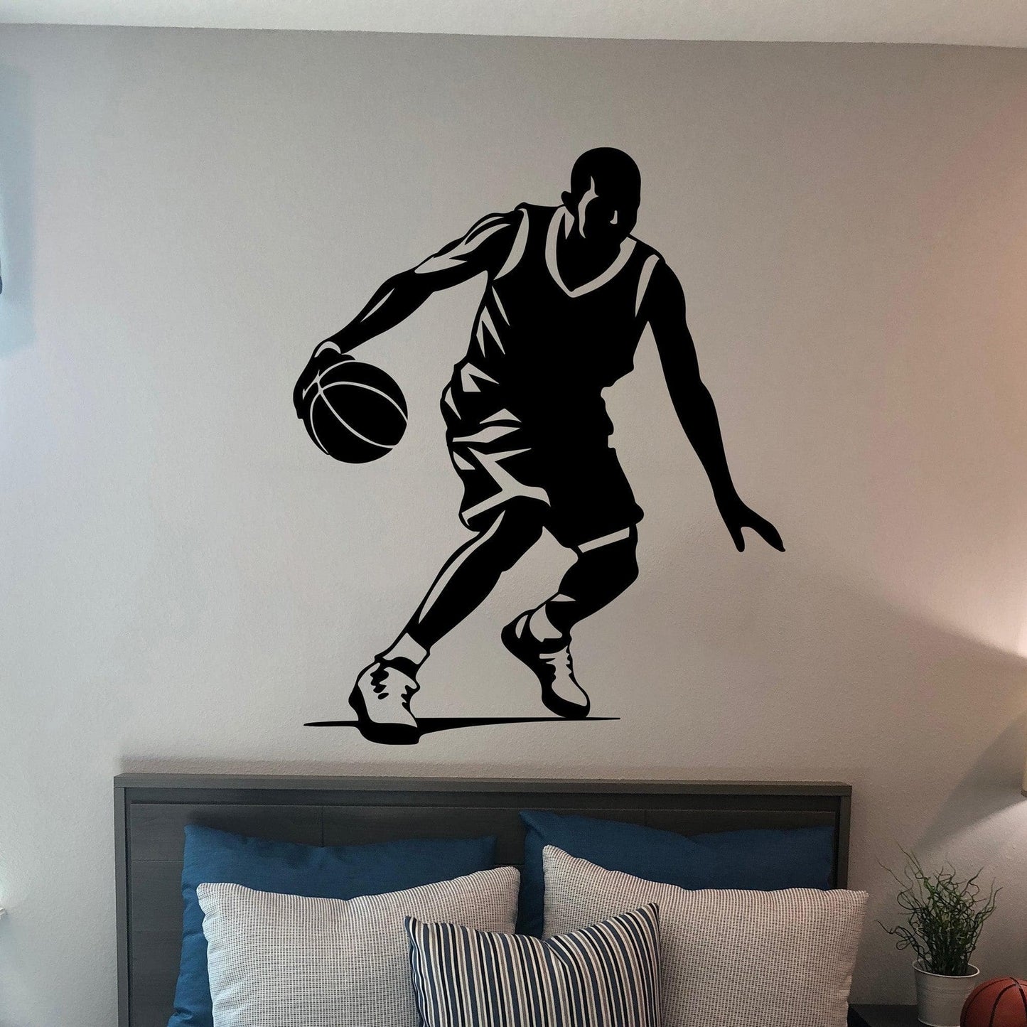Basketball Player Wall Decal Sticker. #6769