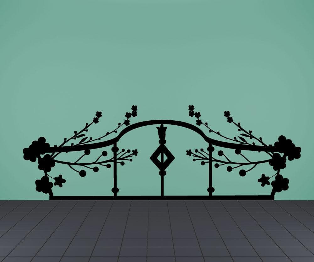 Bed Frame Vinyl Wall Decal Sticker. #OS_MG155