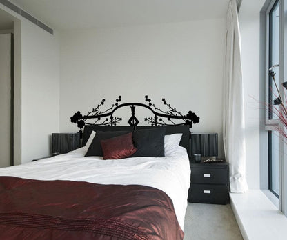 Bed Frame Vinyl Wall Decal Sticker. #OS_MG155