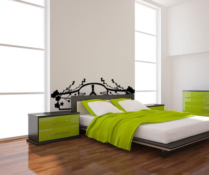 Bed Frame Vinyl Wall Decal Sticker. #OS_MG155