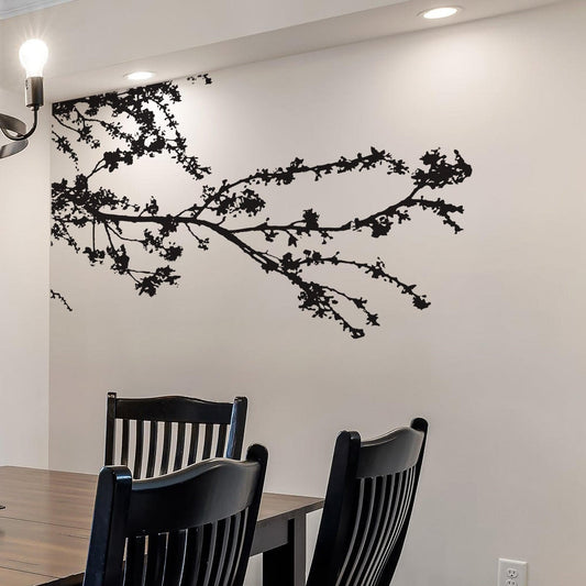 Corner Tree  Branches Wall Decal Sticker. #391