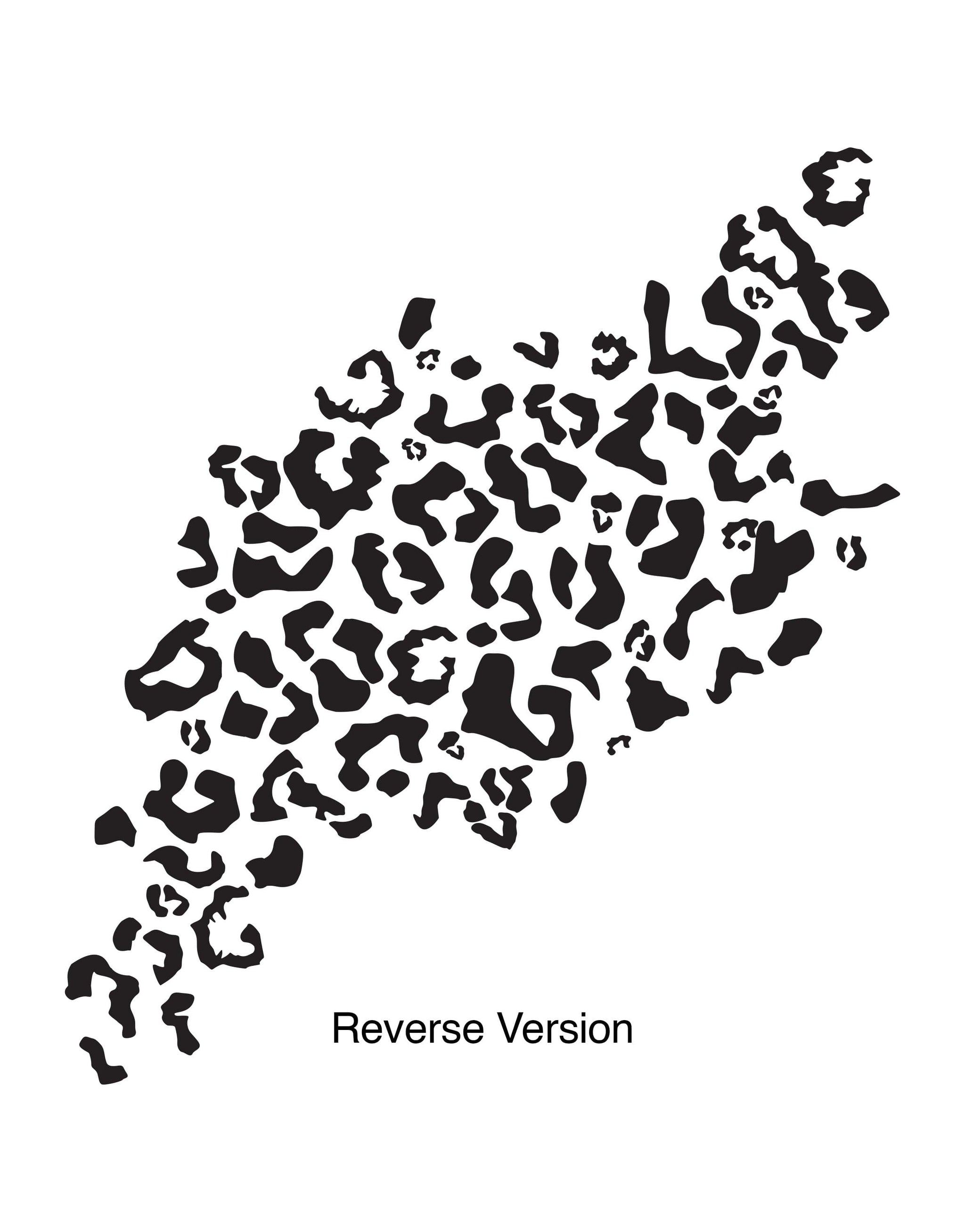 Leopard Print Vinyl Wall Decal Sticker. 1029 StickerBrand