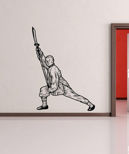 Vinyl Wall Decal Sticker Naginata #1040