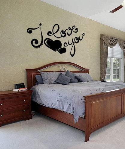 Vinyl Wall Decal Sticker I Love You #1049