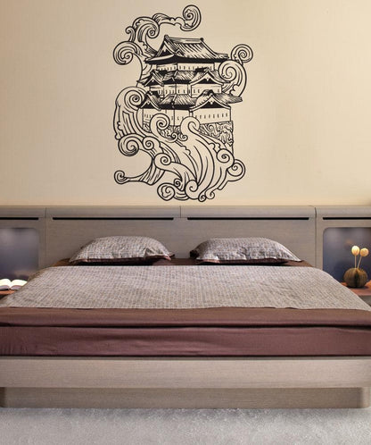 Vinyl Wall Decal Sticker Asian House #1061