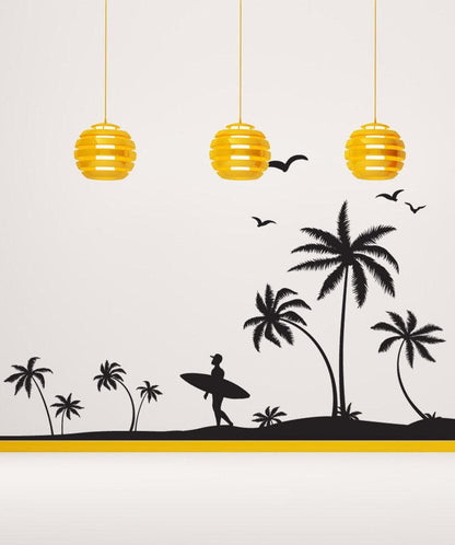 Vinyl Wall Decal Sticker In Paradise #1065