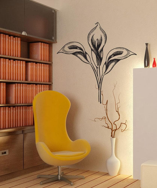 Vinyl Wall Decal Sticker Calla Lilies #1073