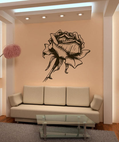 Vinyl Wall Decal Sticker Rose #1077