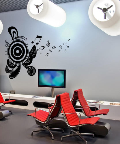 Vinyl Wall Decal Sticker Abstract Speakers #1087