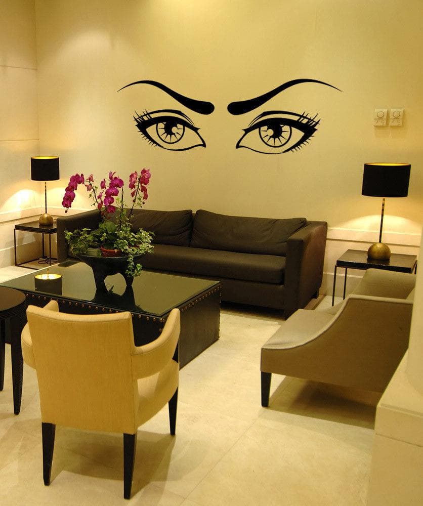 Vinyl Wall Decal Sticker Lady Eyes #1096