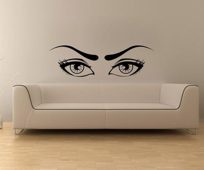 Vinyl Wall Decal Sticker Lady Eyes #1096