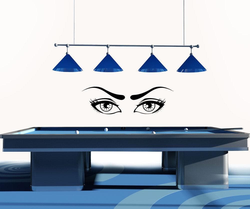 Vinyl Wall Decal Sticker Lady Eyes #1096