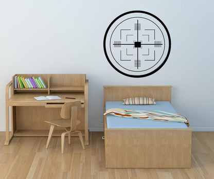 Vinyl Wall Decal Sticker Missile Target #1109