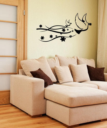 Vinyl Wall Decal Sticker Peace Doves #1116