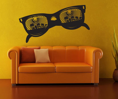 Vinyl Wall Decal Sticker Paradise Sunglasses #1121