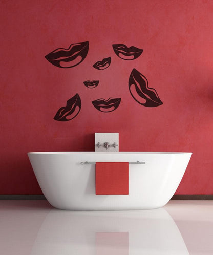 Vinyl Wall Decal Sticker Lips #1123