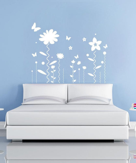 Vinyl Wall Decal Sticker Flower Squiggles #1126