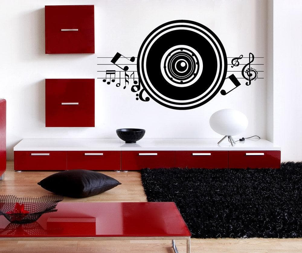 Vinyl Wall Decal Sticker Music Speaker #1140