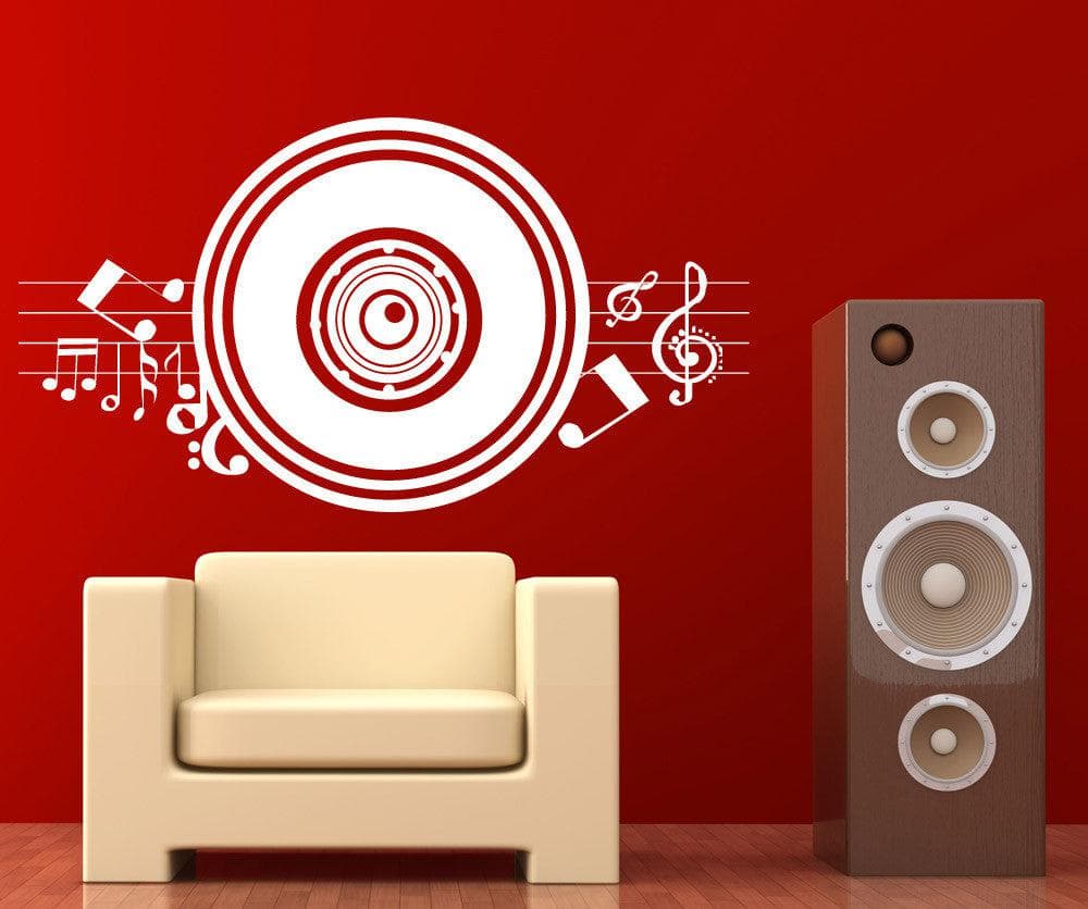 Vinyl Wall Decal Sticker Music Speaker #1140