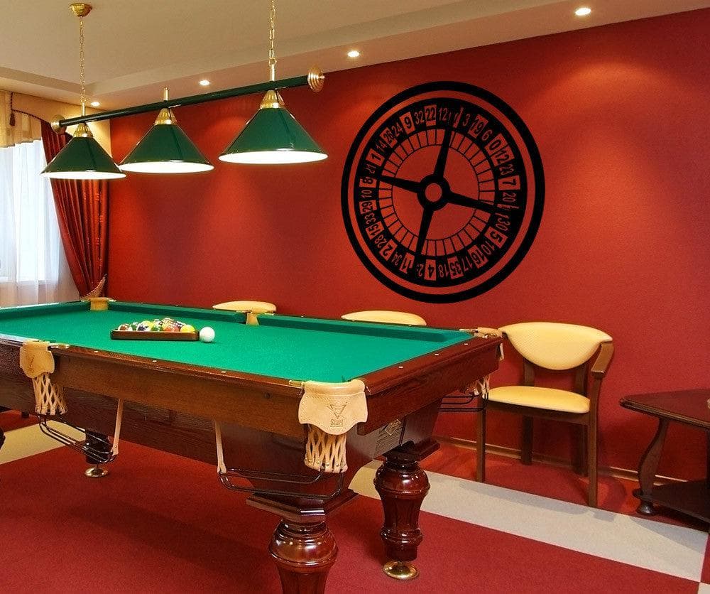 Vinyl Wall Decal Sticker Roulette Wheel #1149