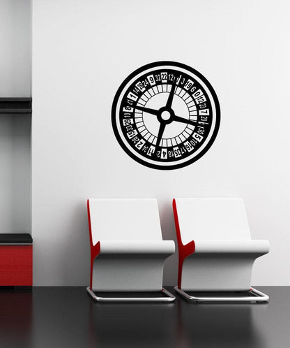 Vinyl Wall Decal Sticker Roulette Wheel #1149