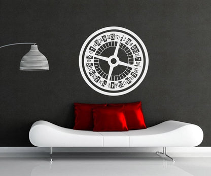 Vinyl Wall Decal Sticker Roulette Wheel #1149