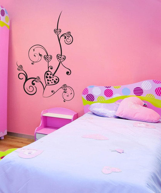 Vinyl Wall Decal Sticker Heart Plant #1150