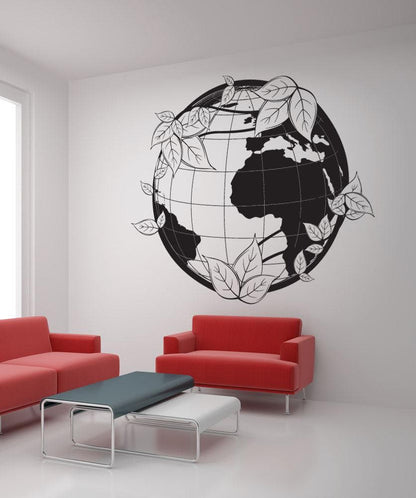 Vinyl Wall Decal Sticker Green Earth #1164