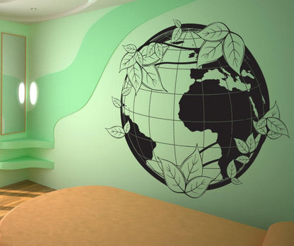 Vinyl Wall Decal Sticker Green Earth #1164