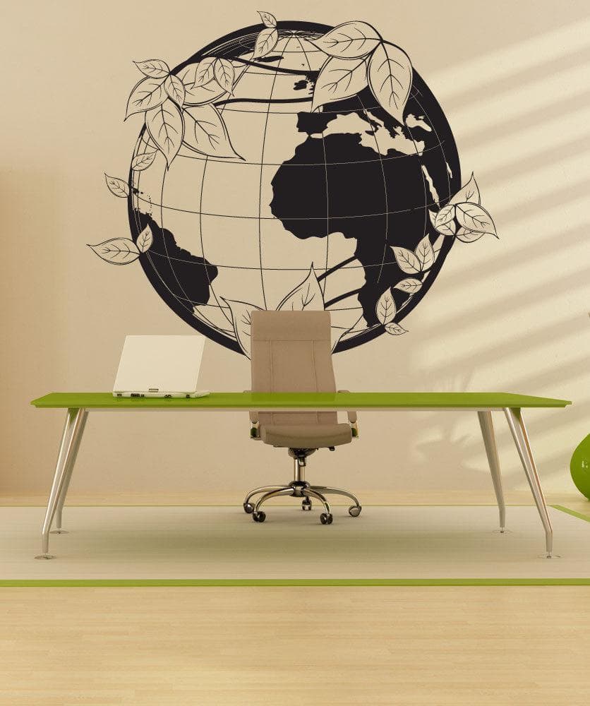 Vinyl Wall Decal Sticker Green Earth #1164