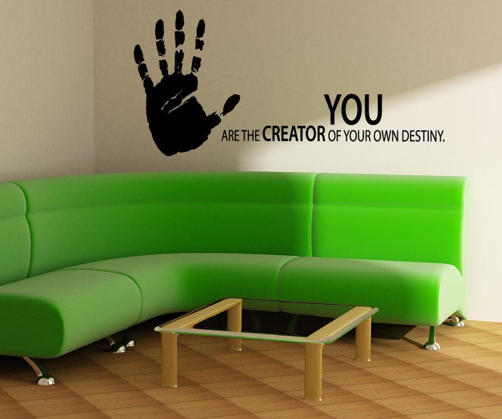 Vinyl Wall Decal Sticker Hand You Are the Creator #1165