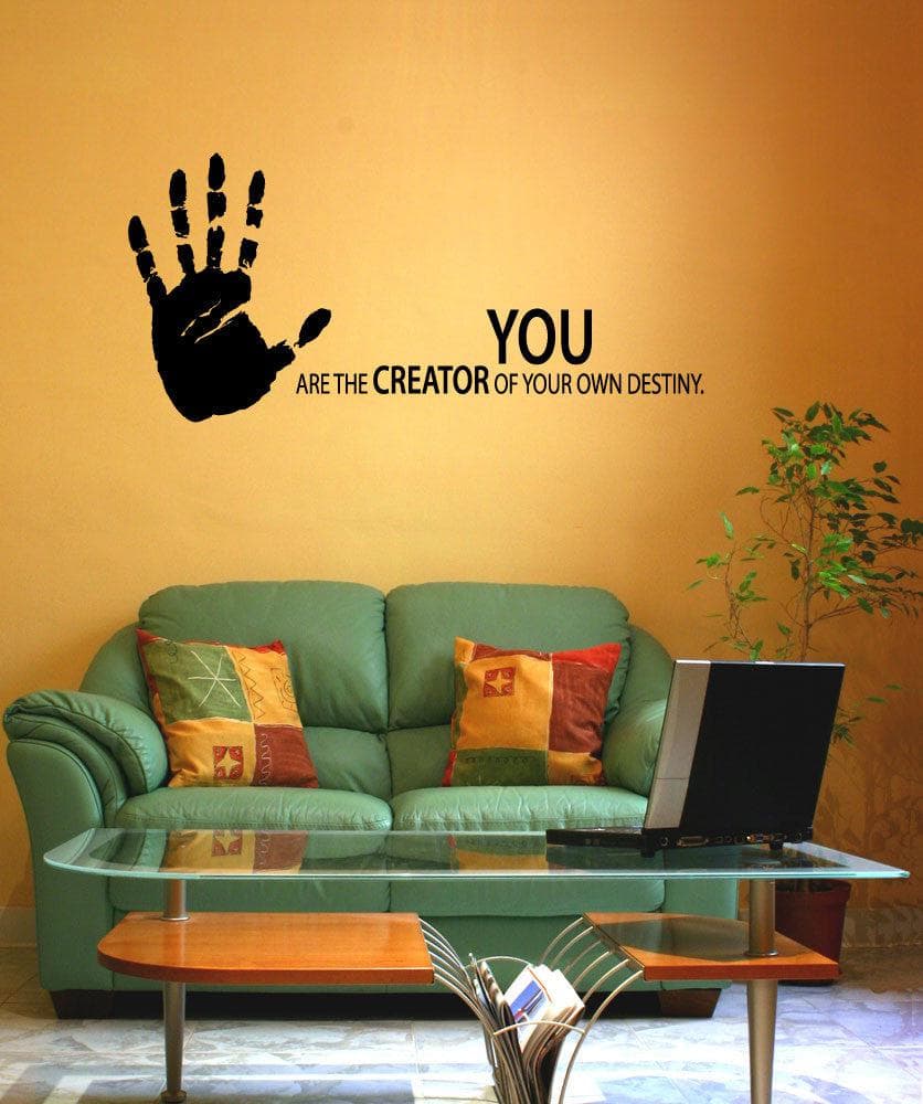 Vinyl Wall Decal Sticker Hand You Are the Creator #1165