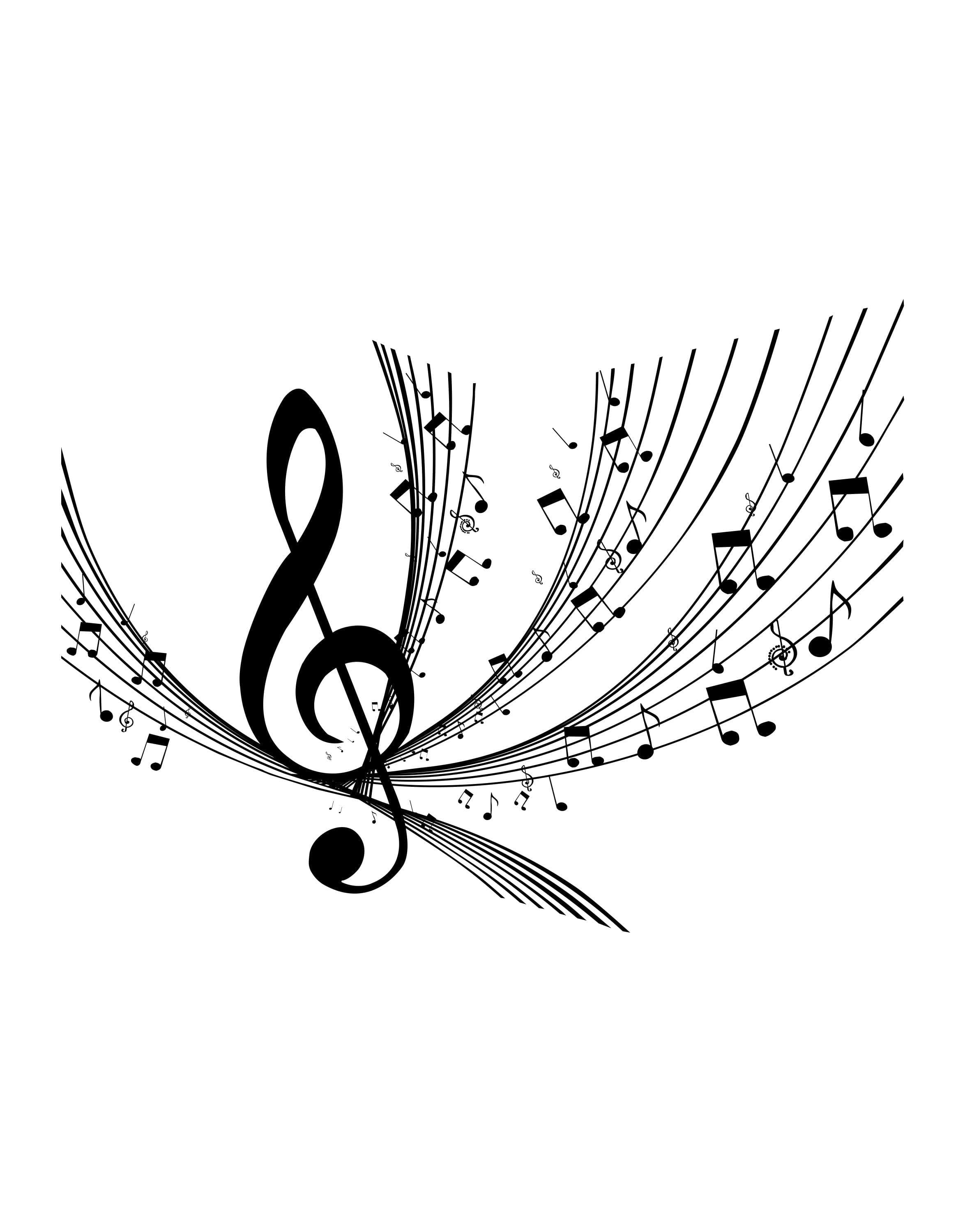 Cool Music Notes Design