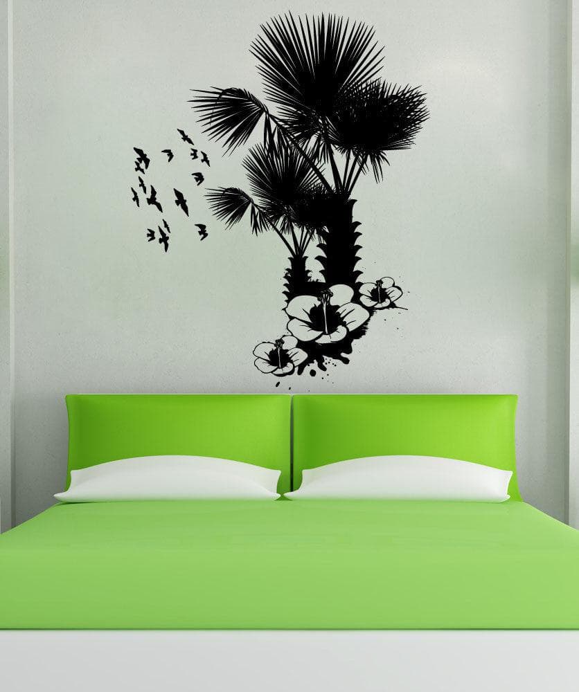 Vinyl Wall Decal Sticker Tropical Nature #1214