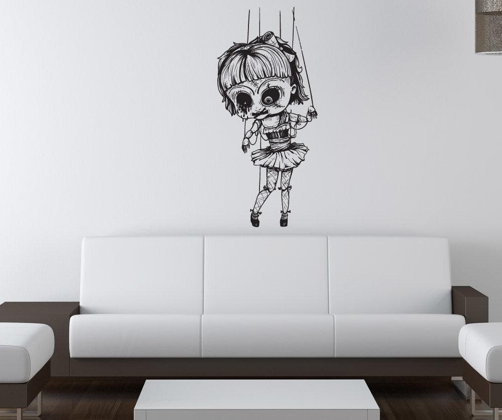 Creepy Zombie Doll Vinyl Wall Decal Sticker. #1230