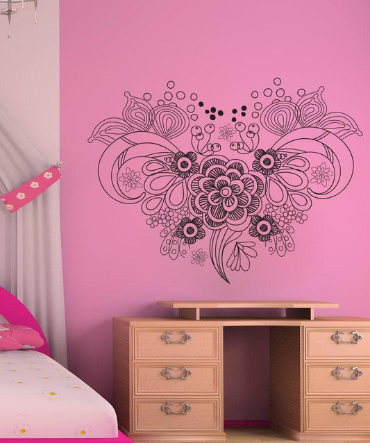 Vinyl Wall Decal Sticker Nature Floral Bouquet #1257