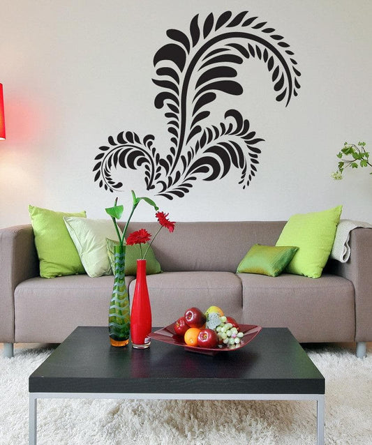 Vinyl Wall Decal Sticker Curly Fern #1267