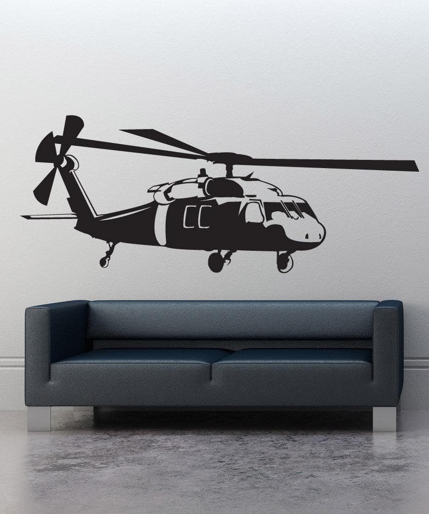 Vinyl Wall Decal Sticker Blackhawk Helicopter #1271