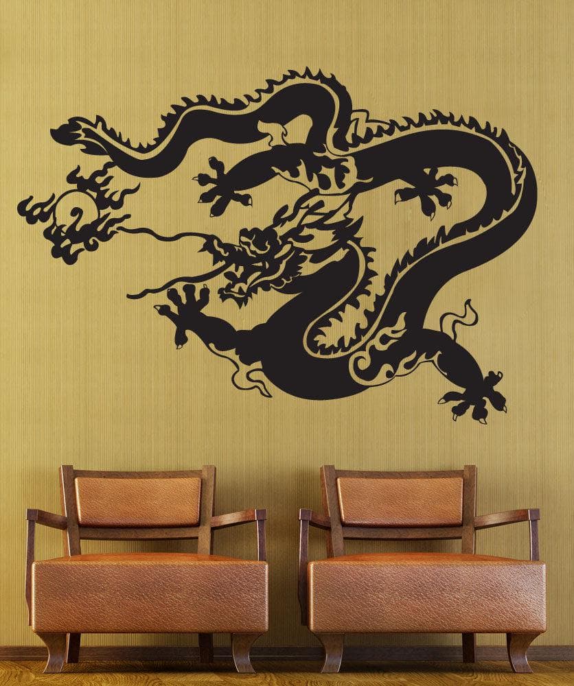 Vinyl Wall Decal Sticker Chinese New Years Dragon #1276