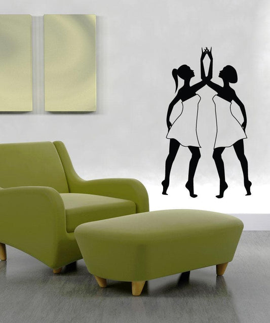 Vinyl Wall Decal Sticker Lyrical Dancers #1295